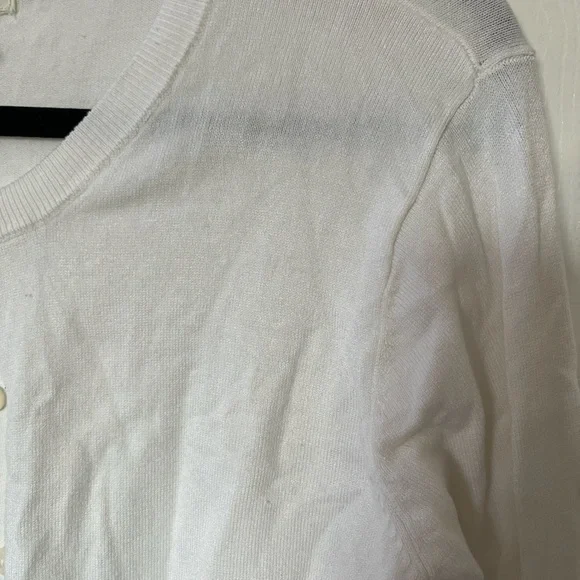 H&M Classic White Cardigan Sweater - Picture 4 of 4